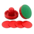 thumbnail image 1 of Almencla 1 Ensemble de Mini Poussoirs de Hockey à Air et Poignées de But à Air 96 mm Palettes 2 Poussoirs Rouges, 1 of 8