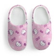 thumbnail image 3 of Kids Slippers Hello Kitty House Slippers Warm Soft Plush Slipper Anti-Slip Winter Fluffy House Shoes for Boys Girls, 3 of 7