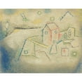 thumbnail image 2 of Paul Klee 24x20 Black Ornate Framed Double Matted Museum Art Print Titled: Landhaus in Norden (Country House in the North) (1925), 2 of 5