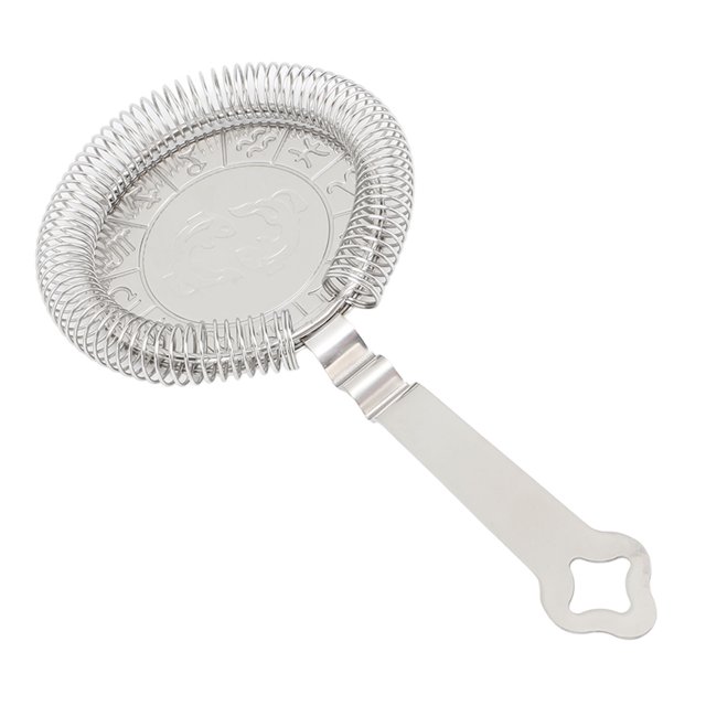 Passoire à Bar, Passoire à Cocktail en Acier Inoxydable avec Ressort Flexible, 8,1 X 3,9 Po, Thème