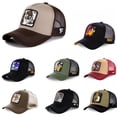thumbnail image 2 of High Quality Brand Anime Cartoon Snapback Cotton Baseball Cap Men Women Hip Hop Dad Mesh Hat Trucker Hat Dropshipping ROUD RUNNER BLACK, 2 of 6