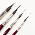 thumbnail image 2 of Squirrel Hair Long Needle-Sharp Liner Paint Brush Artist Fine Point Detail Rigger Brushes For Acrylic Oil Watercolor Painting He Qiyong unisex, 2 of 2