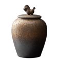 thumbnail image 1 of 1pc Exquisite Ceramics Craft Tea Leaf Jar Sealing Storage Jar Ceramic Container, 1 of 5