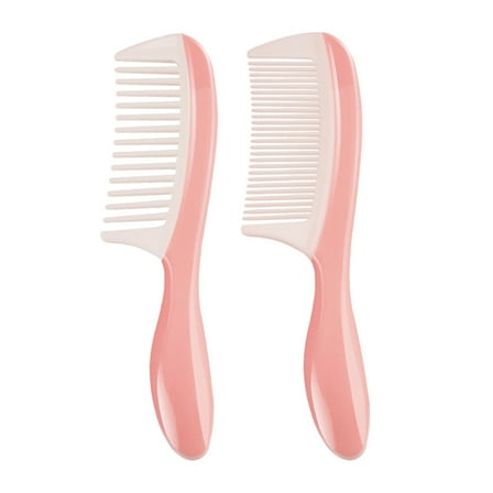 NICEXMAS 2 Pcs Hair Comb Elegant Combs for Brіv Detangler Comb for Hair Plastic Pink 19.2x4.8cm
