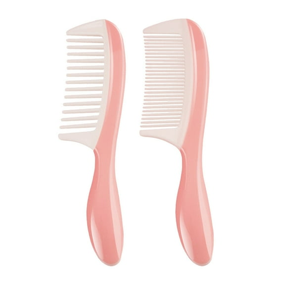 NICEXMAS 2 Pcs Hair Comb Elegant Combs for Brіv Detangler Comb for Hair Plastic Pink 19.2x4.8cm