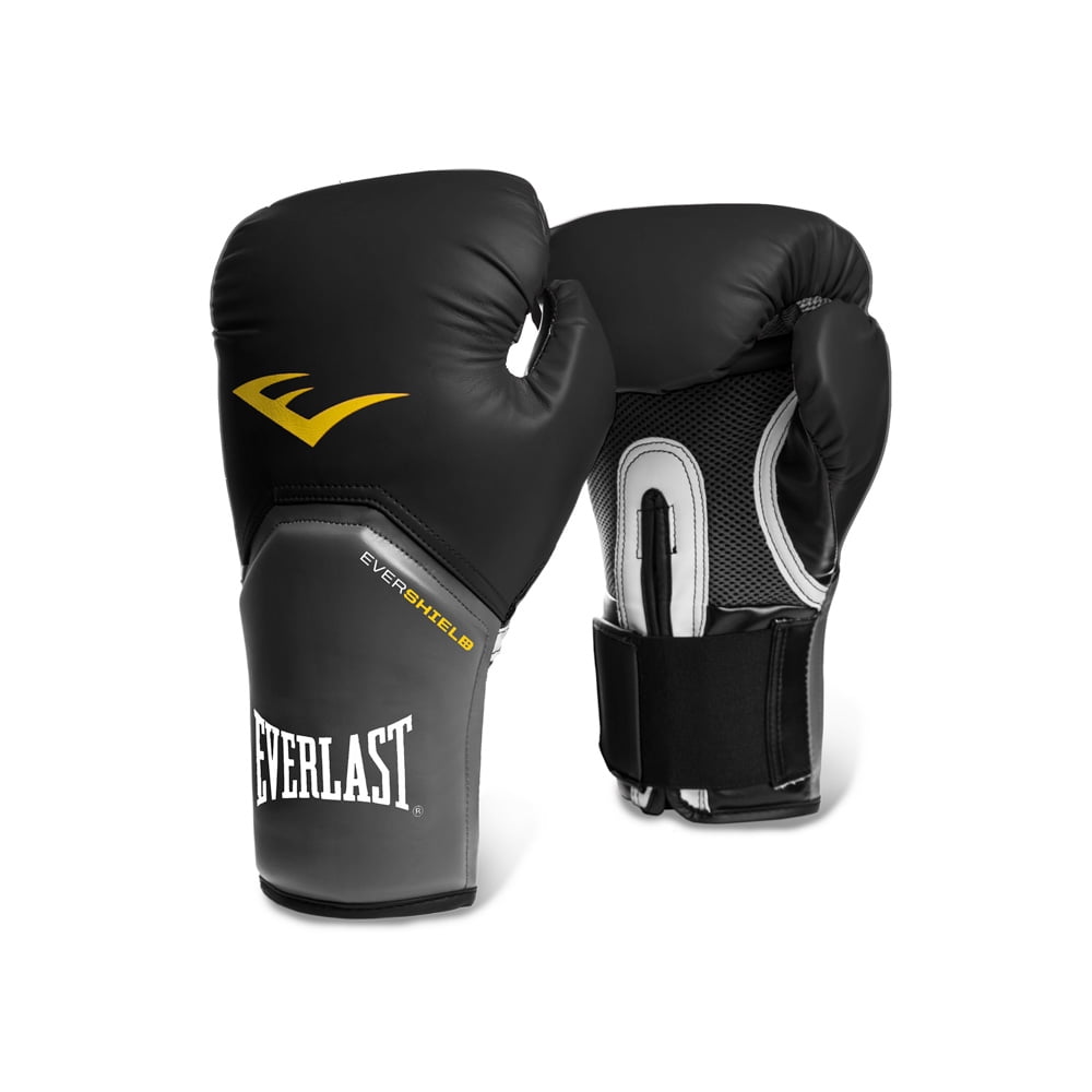 Details about   Everlast 16oz EX Training Boxing Gloves in Grey/Black/Gold 