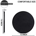 thumbnail image 5 of Discos deslizantes Core Sliders - Uso de doble cara en alfombras o pisos de madera dura - Equipo de fitness (2 piezas, negro) TUNC Sencillez, 5 of 5