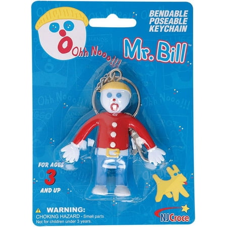 MR. BILL 3 BENDABLE KEYCHAIN
