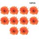 thumbnail image 3 of Ramo de Gerbera Artificial Billuyoard 10 Uds Decoración Naranja, 3 of 6