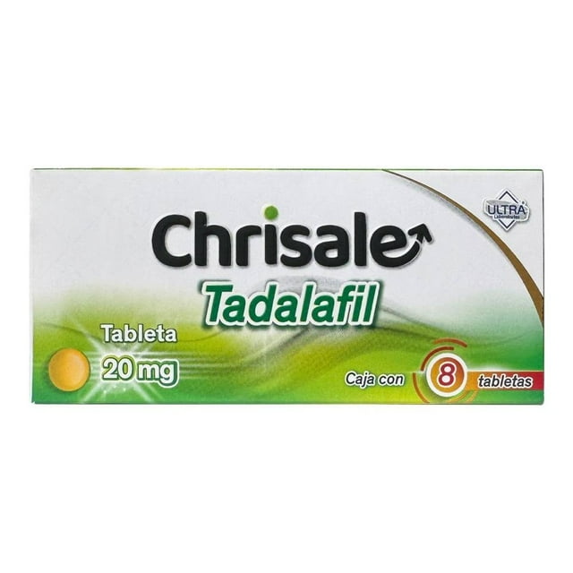 Tadalafil Ultra Laboratorios 20mg con 8 Tabletas