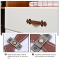 thumbnail image 2 of Miangastore 6pcs Leather Handles Door Pull Handles Drawer Knobs Practical Door Handles, 2 of 8