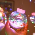 thumbnail image 1 of Lámpara de alambre de cobre con forma de bola de los deseos para árbol de Navidad, muñeco de nieve y Papá Noel, con luz LED, para cortina, decoración navideña, para ventana, 1 of 6