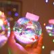 thumbnail image 1 of Lámpara de alambre de cobre con forma de bola de los deseos para árbol de Navidad, muñeco de nieve y Papá Noel, con luz LED, para cortina, decoración navideña, para ventana, 1 of 6