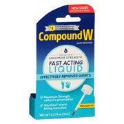 Compound W Maximum Strength Fast Acting Liquid Wart Remover, 0.31 fl oz