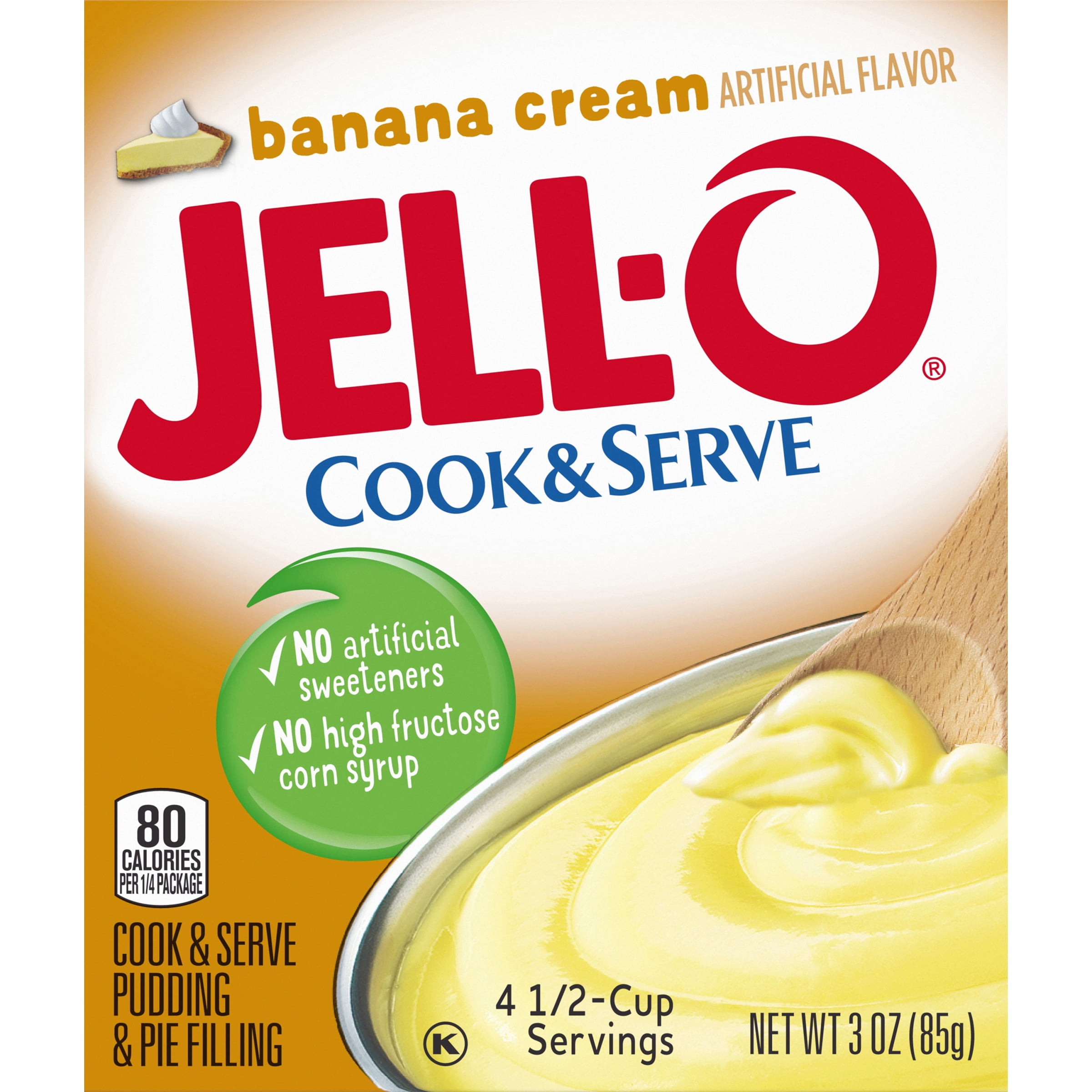 Jello Cook And Serve Banana Pudding Directions Banana Poster