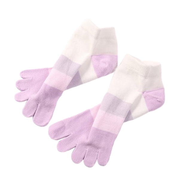 Calcetines de para Calcetines de de cinco s de los deportes de s s de los hombres respirables Púrpura Macarena Calcetines Five Fingers