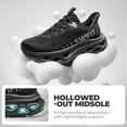 thumbnail image 3 of ALLSWIFIT Women's Slip On Walking Shoes Cushioning Hands Free Non Slip Breathable Comfort Workout Running Jogging Gym Athletic Tennis MoveSlide Fashion Sneakers, 3 of 7