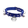 thumbnail image 4 of Bunblic Collier Ras-de-Cou Goth Ras-de-Cou Costume Cosplay Bijoux pour Jeu de Rôle Performance, Bleu Foncé, 4 of 8