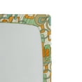 thumbnail image 2 of Ambesonne Geometric Fitted Sheet, Abstract Shapes Mix, Full Size, Orange Green Pale Blue, 2 of 2