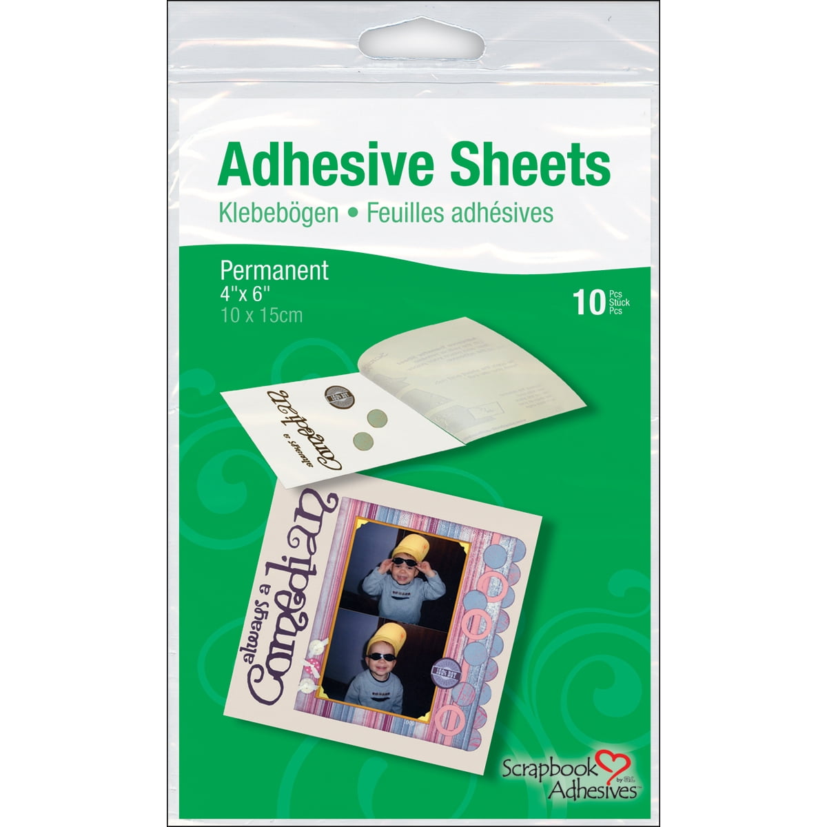 Scrapbook Adhesives Permanent Adhesive Sheets 10/Pkg4"X6" Walmart