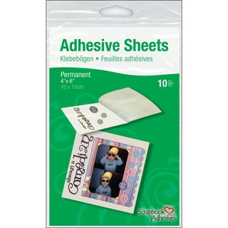 Double Sided Tape Adhesive Sheets - Strong Sticky Paper & Transfer Tape  (10) 