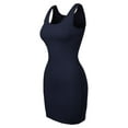 thumbnail image 7 of MixMatchy Women's Stylish Round Neck Sleeveless Premium Cotton Long Line Bodycon, 7 of 7