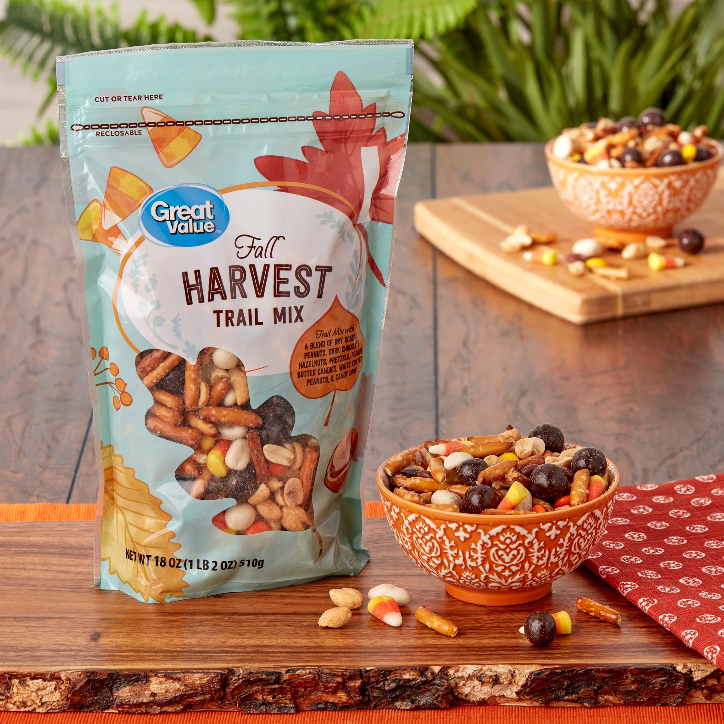 Great Value Gv Fall Harvest Trail Mix 18oz