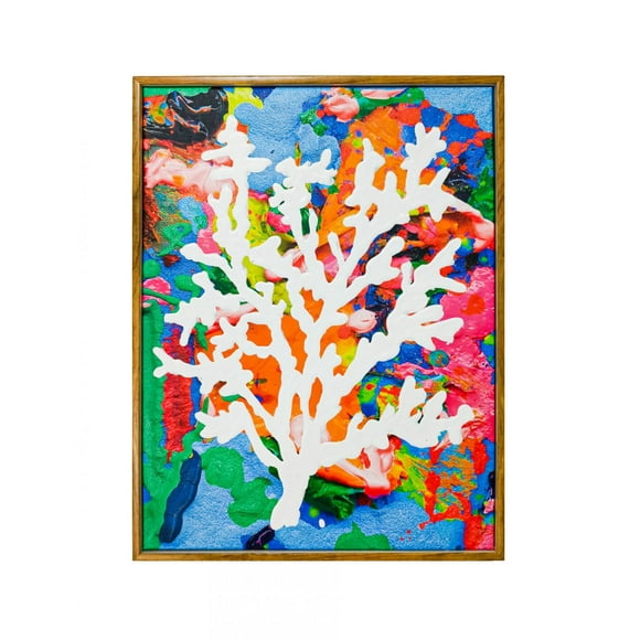 Cuadro Decorativo Galerias El Triunfo Diseño Fondo De Colores Con Arrecife Blanco