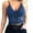 Blue, variant on Triangle Lace Bralette for Women V Neck Strap Bustier Tops Racerback Cami Top Floral Underwire Cozy Soft Bandeau Bra