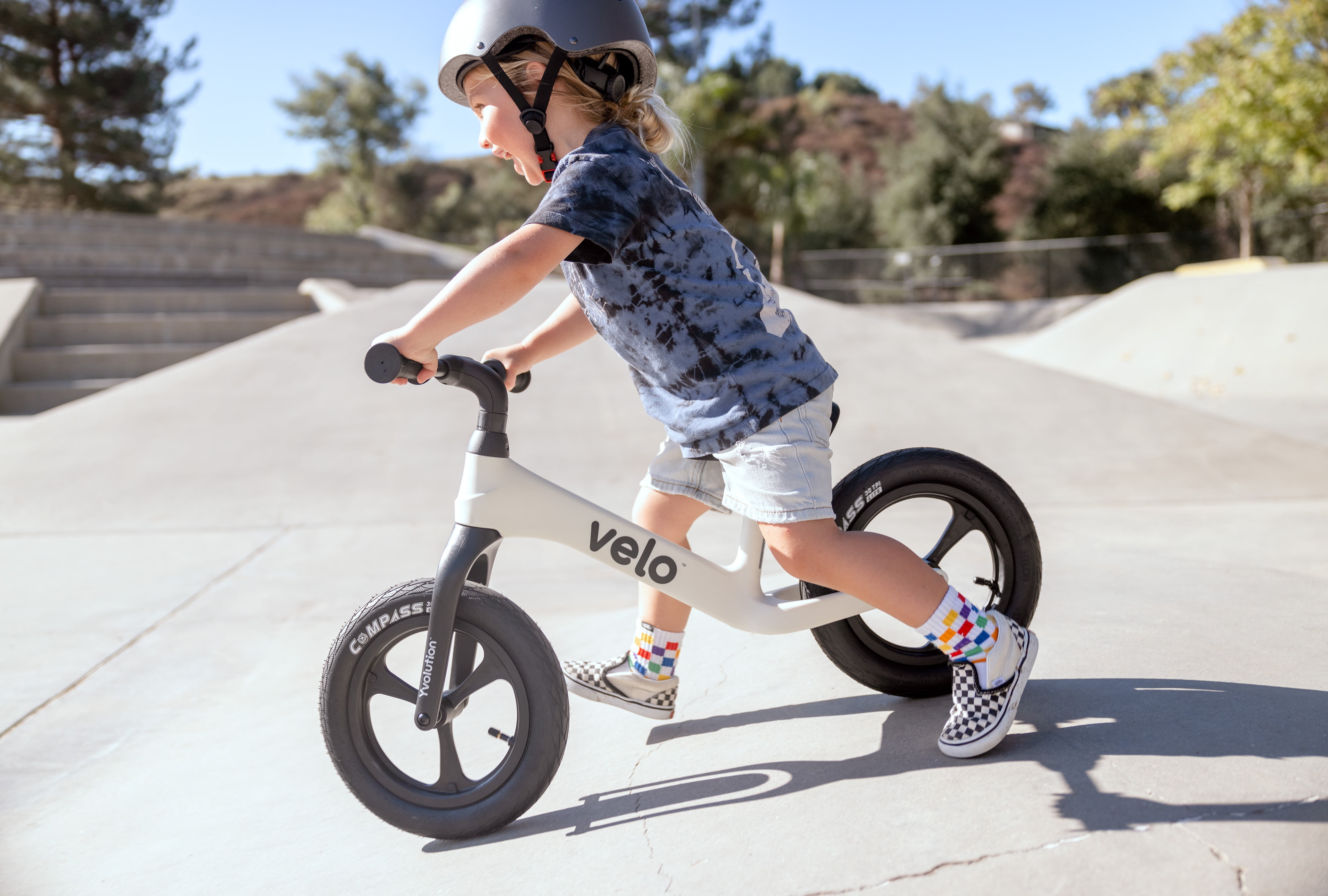 Yvolution Y Velo Pro Kids Balance Bike - White, Unisex