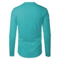 thumbnail image 5 of Ketyyh-chn99 Men's and Big Men's Fall Printed Tunics Top Plus Size for Men Sky Blue,2XL, 5 of 5