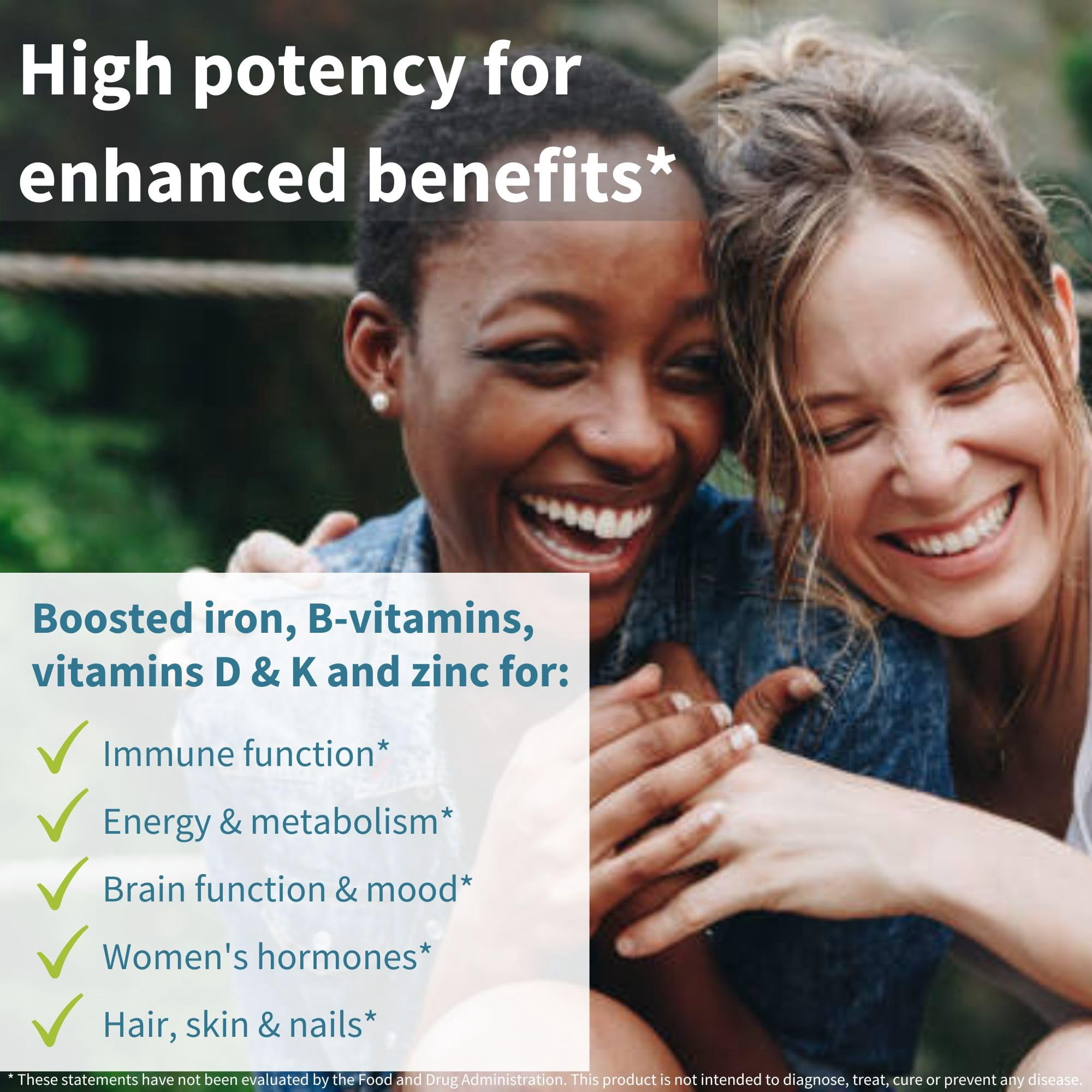 Igennus High Potency Methylated Multivitamin for Women, Pure & Clean Ingredients, MTHFR Supplement with Active B-Vitamins, Vitamin K2 MK7, Gentle Iron,Sustained Released, Non-GMO & Halal, 180 Tablets