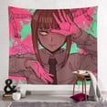 thumbnail image 1 of Tapiz decorativo para colgar en la pared, motosierra, hombre, Makima, anime, 1 of 1