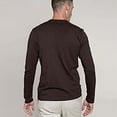 thumbnail image 3 of Kariban Mens Slim Fit Long Sleeve Crew Neck T-Shirt, 3 of 5