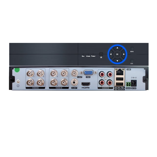 Grabadora de video digital de 8 canales AHD / Analógico / TVI / CVI / DVR CCTV DVR P2P Mon CACAGOO Grabadora de vídeo digital