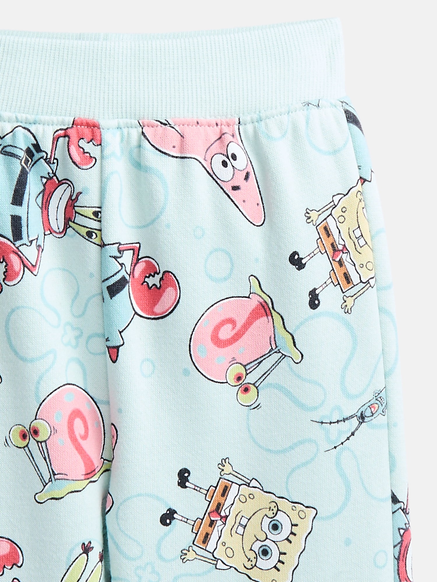SpongeBob SquarePants Baby Boys Fleece Sweatshirt and Pants Set, 2 Piece, Sizes 0/3M-24M
