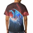 thumbnail image 4 of Wings of Fire T-Shirts for Men Women, Funny Novelty Tee for Adults, Fashion 3D Print Short Sleeve, Unisex Casual Crew Neck Tee, 4 of 8