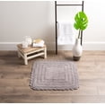 thumbnail image 4 of Alfombra de baño DII Crochet Collection reversible 60 x 60 cm gris, 4 of 7