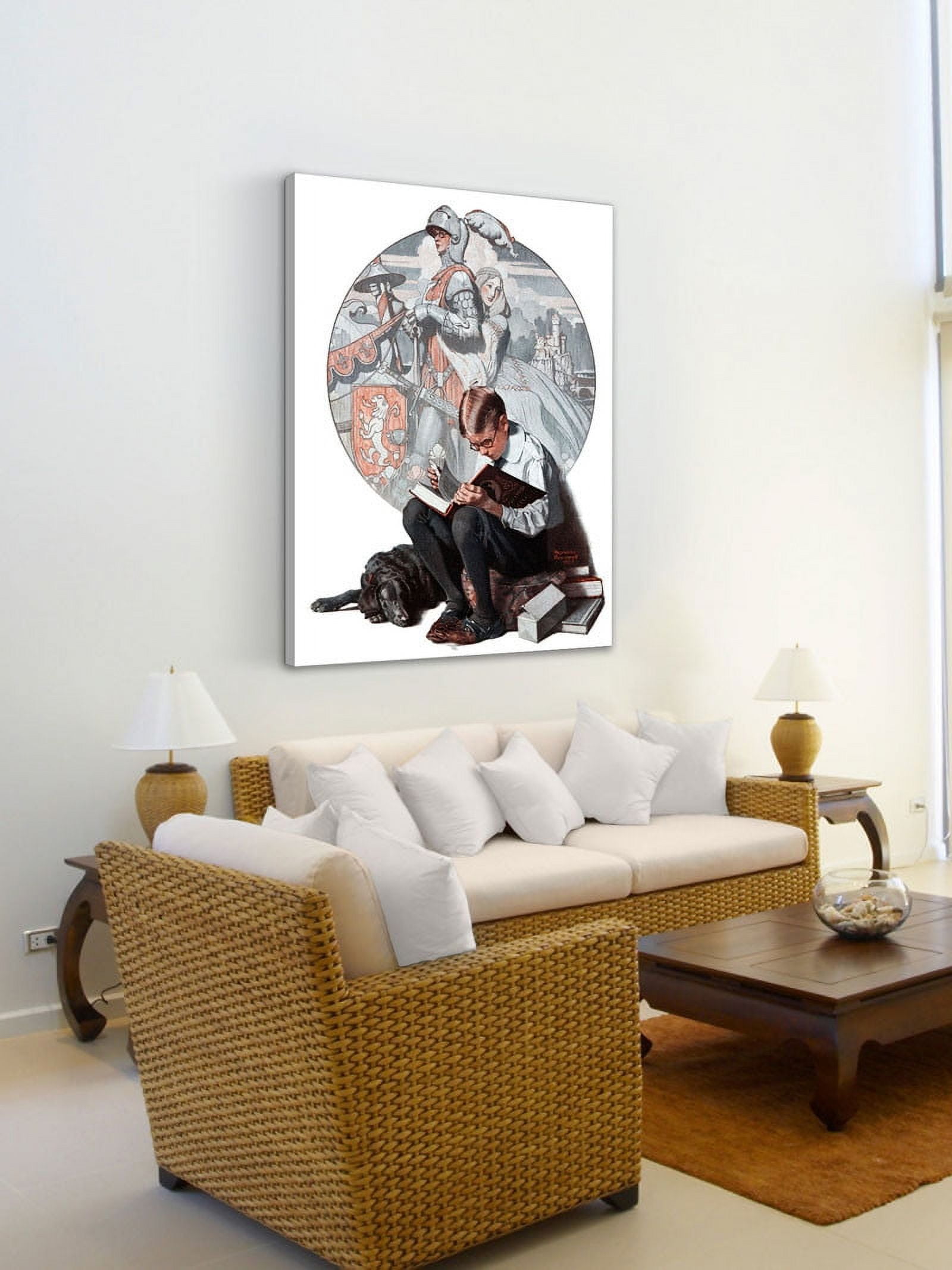 Marmont Hill "Age of Romance" by Norman Rockwell Painting Print on Canvas