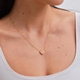 thumbnail image 4 of LuckyLy Collares para Mujer Oro 14k con Piedras Naturales, Acero Inoxidable Baño Oro 14k, Cadena y Dije – Joyería ideal como Regalos para Mujer San Valentín y Regalos para Mamá rosa claro Unitalla, 4 of 7