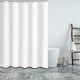 thumbnail image 4 of Cortina de baño de 80 x 180 cm, impermeable, de poliéster grueso, con ojales resistentes a la oxidación | Cortina de baño de color liso | Secado rápido, fácil de limpiar, resistente al moho para el, 4 of 6