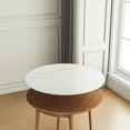 thumbnail image 4 of FFZ 28" inch Round Tempered Glass Table Top Marble White Dining Coffee, 4 of 13