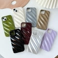 thumbnail image 6 of Cute Water Ripple Pattern Wave Shape Camera Lens Protection Soft Compatible with iPhone Case (Grey,iPhone 12 Pro), 6 of 14