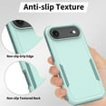 thumbnail image 5 of Kryonix for iPhone 17 Air Case, Heavy-Duty Shockproof and Drop-Proof Design, 3-Layer Full-Body Protection, Durable Rugged Cover, Mint Green/Green/Deep Blue, 5 of 7