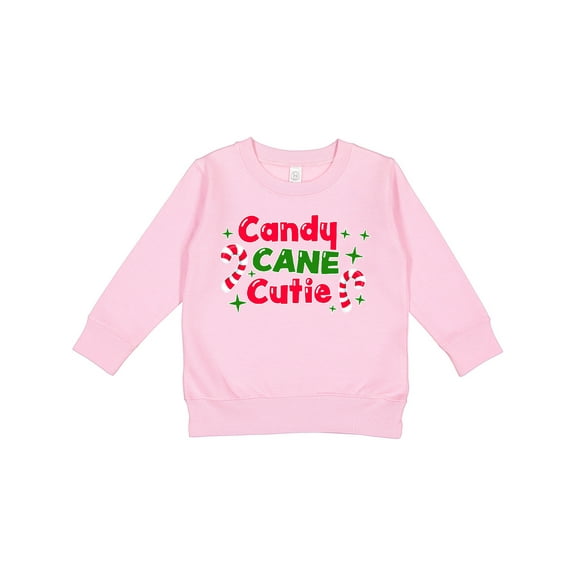 Inktastic Christmas Candy Cane Cutie with Candy Canes Toddler Sweatshirt
