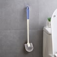 thumbnail image 1 of Fiudx Ofertas de la semana Cepillo de baño que alcanza todos los rincones, cepillo de limpieza para el hogar, mango largo, cepillo de limpieza para colgar en la pared, 1 of 6