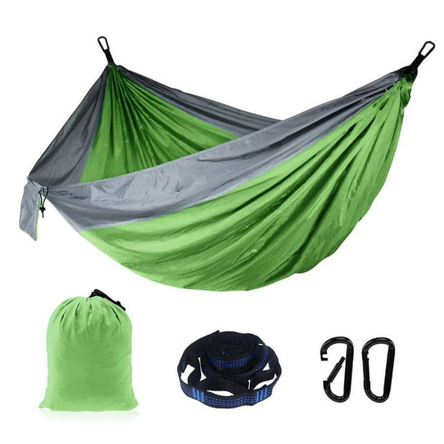 Hamac Double de Camping pour 2 Personnes Hamac Portable pour Extérieur Randonnée Voyage Jardin Patio