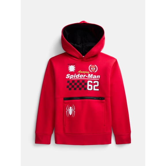 The Amazing Spider Man 62 Boys Fleece Hoodie, Sizes 4-18