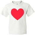 thumbnail image 3 of Inktastic Valentine's Day Red Heart Youth T-Shirt, 3 of 5