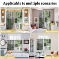 thumbnail image 6 of Sage Green Grey Kitchen Curtains Short 54 Inch Length, Modern Oil Painted Abstract Art Aesthetics Grommet Top Bedroom Living Room Curtains, Light Filtering Cafe Curtain Drapes 2 Panels Set 84''x54'', 6 of 9